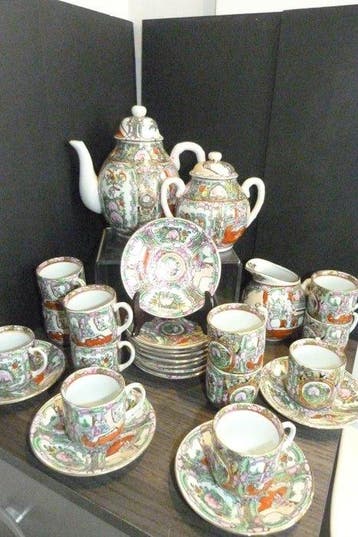 Service à thé et café - Porcelaine tendre