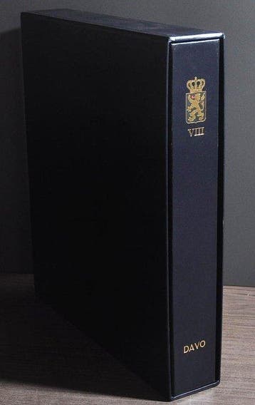 Accessoires België - Een lege luxe DAVO album deel VIII met, Postzegels en Munten, Gestempeld