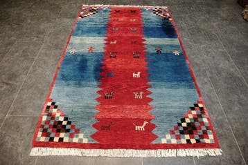 Gabbeh - Vloerkleed - 180 cm - 123 cm, Nieuw