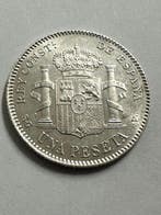 Spanje. Alfonso XIII. 1 Peseta 1899*99 SGV Madrid (Zonder