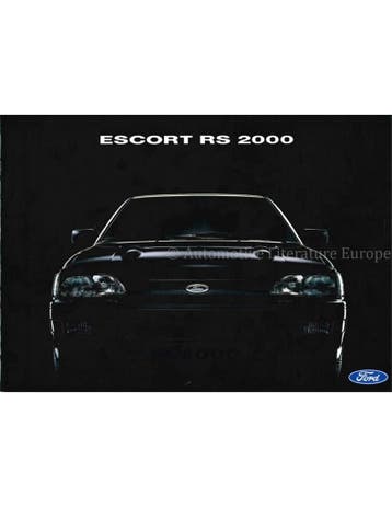 1992 FORD ESCORT RS 2000 BROCHURE DUITS