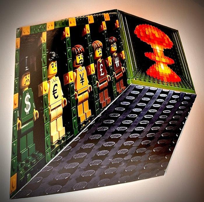 Moabit - Judgement Day X Lego Reverspective Illusion, Antiquités & Art, Art | Objets design