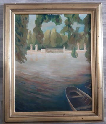 George Levacher (XX) - Italian landscape
