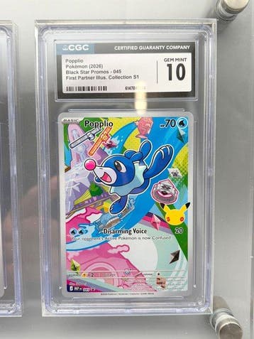 Pokémon - 3 Graded card - First Partners - Gen 7 - CGC 10 -, Nieuw