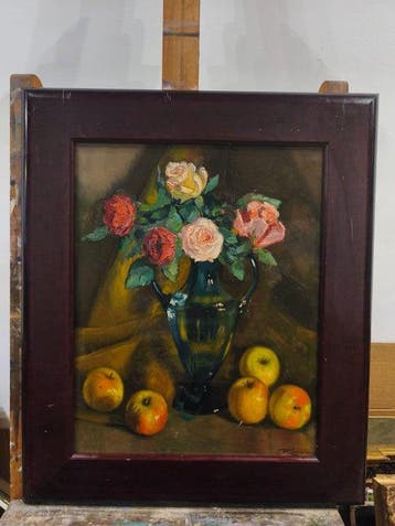 Escuela Realista Europea (XX) - Flores y Manzanas - NO