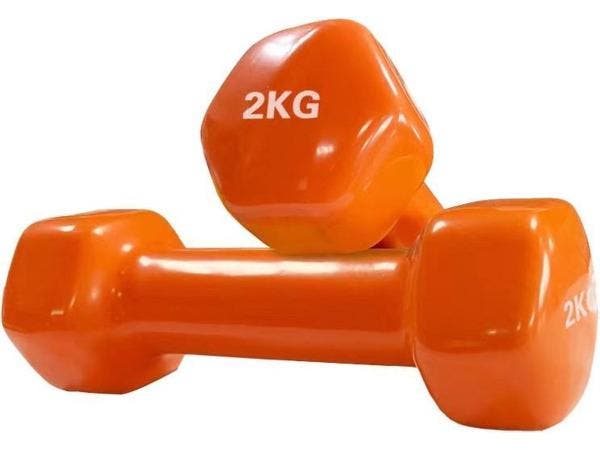 Veiling - Foxfit Dumbbells - 2 x 2kg, Sport en Fitness, Fitnessmaterialen, Gebruikt
