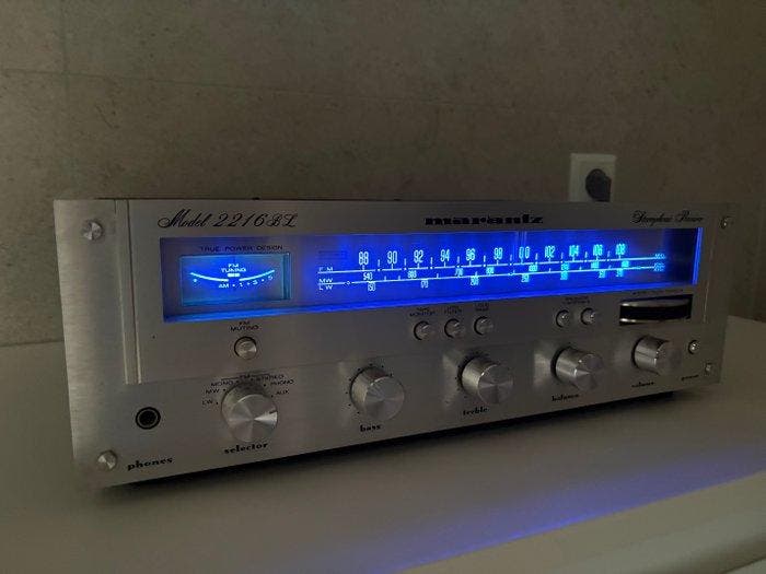 Marantz - 2216-BL Solid state stereo receiver, Audio, Tv en Foto, Radio's