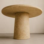 Table basse - travertin - table ronde, Nieuw