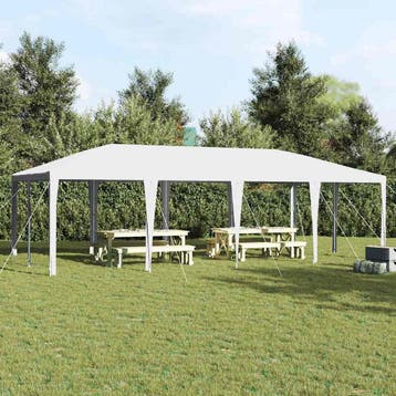 vidaXL Partytent Wit 800 x 400 x 266 cm Polyethyleen en, Verzenden