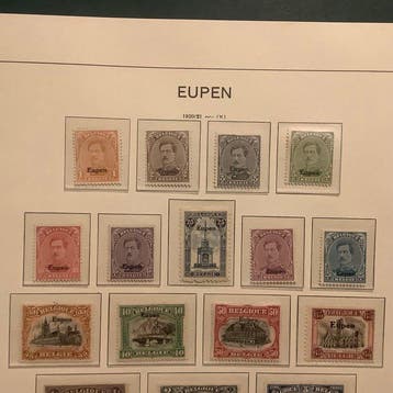 België - Eupen en Malmedy 1920 - Eupen : volledige