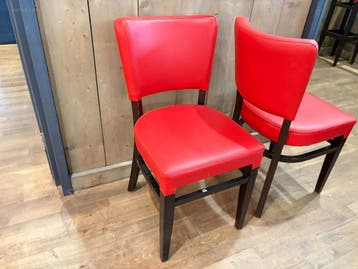 (12x) Dinerstoel met skai bekleding