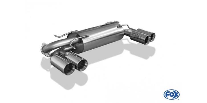 FOX Subaru Impreza GRF 4x4 - WRX einddemper dwars uitgang re, Autos : Pièces & Accessoires, Systèmes d'échappement, Envoi