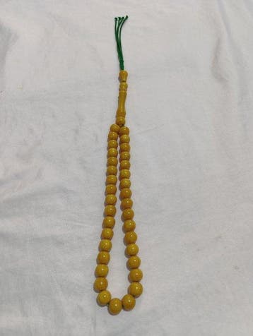 Chapelet - Ambre - 1970-1980 - Chapelet de perles de prière