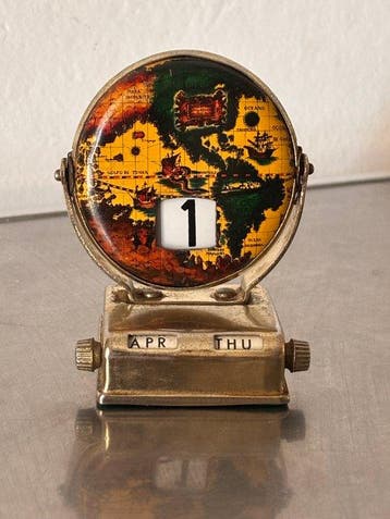 Eeuwigdurende kalender - Vintage English Market Perpetual