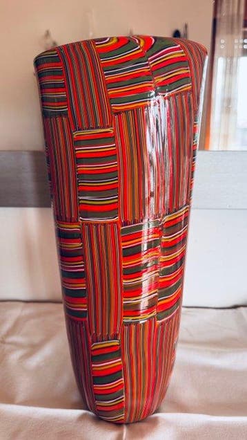Alberto Donà - 36,5 c - Vase - Verre, Antiquités & Art