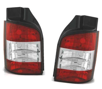 Feux Arrière Pour Volkswagen Vw T5 03-09 Rouge Blanc, Verzenden