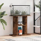 vidaXL Aquariumstandaard Gerookt Eikenhout 60x30x60 cm, Verzenden
