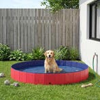 vidaXL Honden zwembad Rood Ø300 x 38 cm Dik PVC, Dieren en Toebehoren, Verzenden, Nieuw