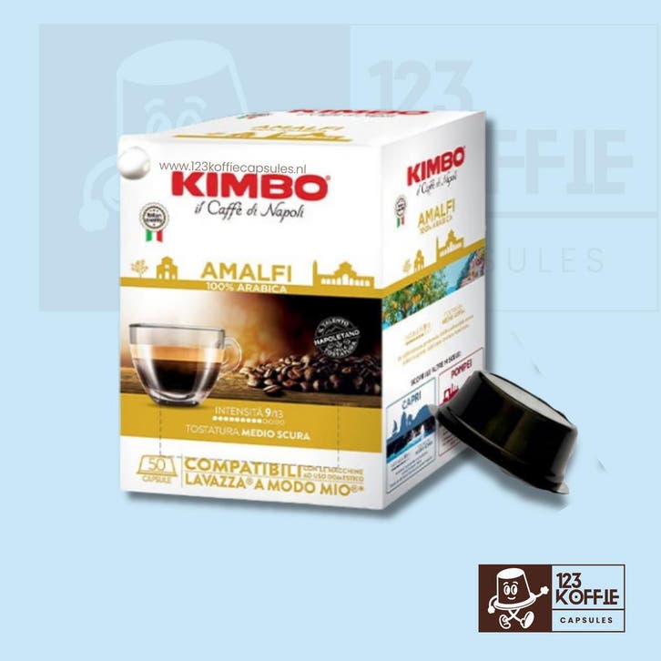 Kimbo Amalfi capsules A Modo Mio – 50 stuks, Electroménager, Accessoires de machine à café, Envoi