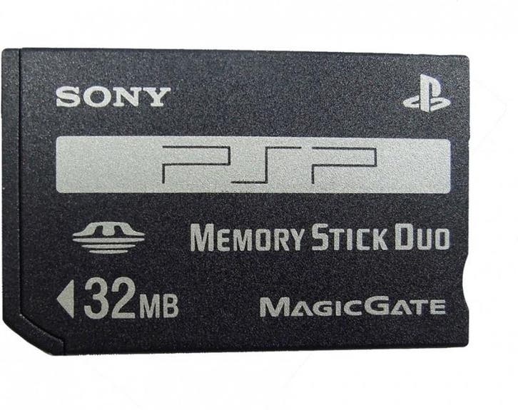 Sony Memory Stick Pro Duo 32MB MagicGate (PSP Accessoires), Games en Spelcomputers, Spelcomputers | Sony PSP, Zo goed als nieuw