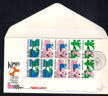 Pays-Bas 1968 - Bloc Kinderzegels - NVPH E93a, Gestempeld
