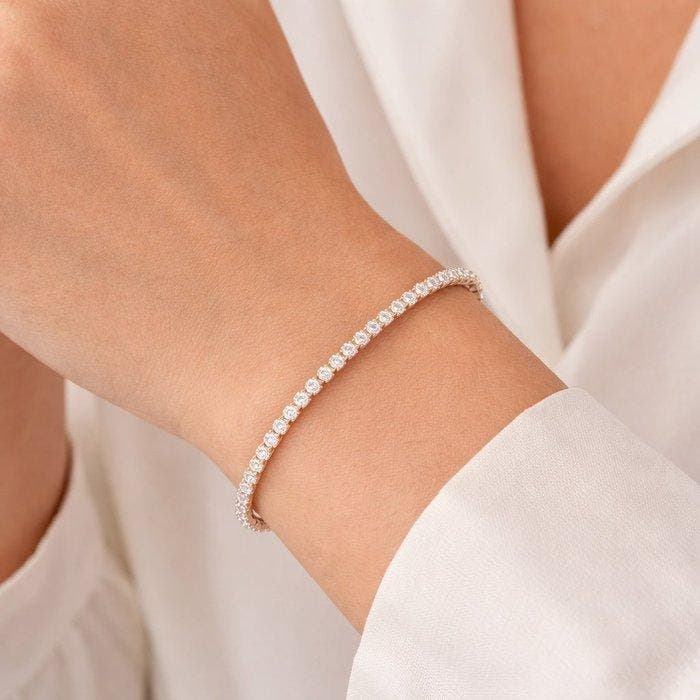Armband - 18 karaat Roségoud - 2.80ct. tw. Diamant, Bijoux, Sacs & Beauté, Bracelets