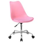 Roze Stoel Bureau | Chrome | Laatste Stuks!, Huis en Inrichting, Bureaustoelen, Nieuw, Ophalen of Verzenden, Roze, Gaming bureaustoel