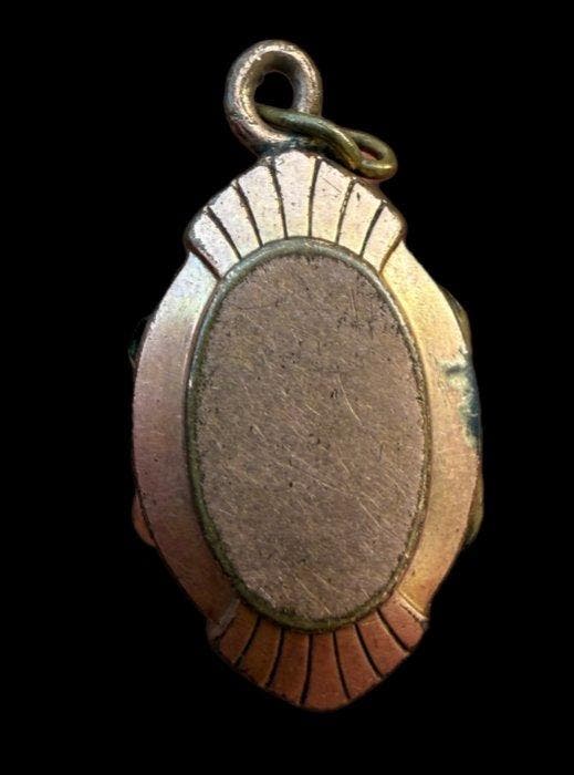 Esoterisch en sacraal Victoriaans reliquiarium in roségoud,, Antiek en Kunst, Curiosa en Brocante