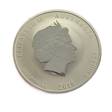 Australië. 1 Dollar 2018 - Year of the Dog