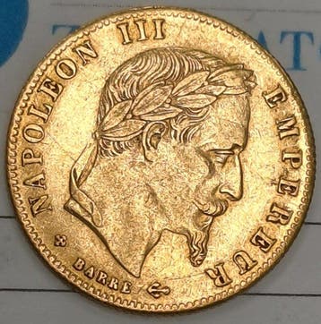 France. Napoléon III. 5 Francs 1863-BB, Strasbourg