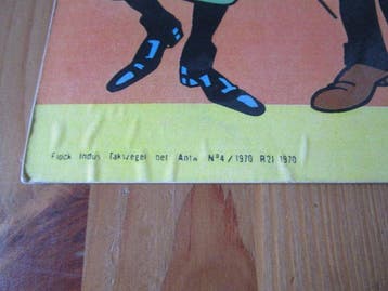 Tintin - 1 PLV - 1970, Nieuw