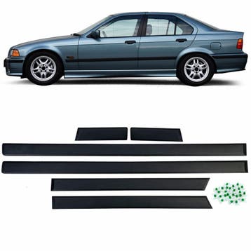 Brede stootlijsten BMW 3 serie E36 sedan en touring B9231, Autos : Pièces & Accessoires