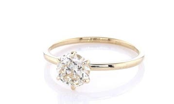 Zonder minimumprijs - Ring - 14 karaat Geel goud - 1.00ct., Nieuw