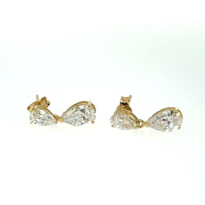 Zonder minimumprijs - Oorbellen - 14 karaat Geel goud -, Bijoux, Sacs & Beauté, Boucles d'oreilles