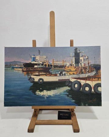 Joan Canós (1928) - Reflejos portuarios