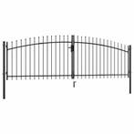 vidaXL Dubbele deur hekpoort Woerden met speerpunt 400x149,5, Tuin en Terras, Tuinpoorten, Verzenden, Nieuw