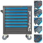 Datona Gevulde gereedschapswagen 7 lades - 5 lades gevuld +, Doe-het-zelf en Bouw, Ophalen of Verzenden, Nieuw