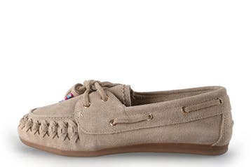 Poelman Instappers in maat 40 Beige, Kleding | Dames, Schoenen, Poelman, Verzenden, Zo goed als nieuw, Instappers