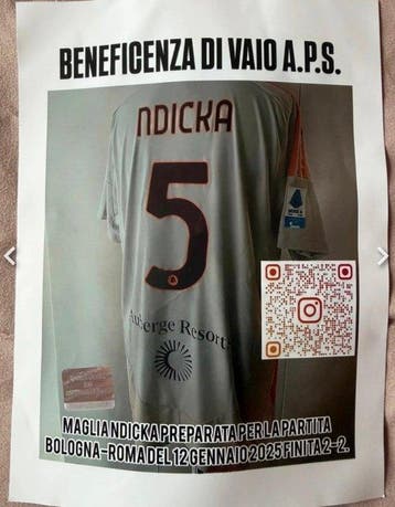AS Roma - Italiaanse voetbal competitie - ndicka - 2025 -, Verzamelen, Nieuw