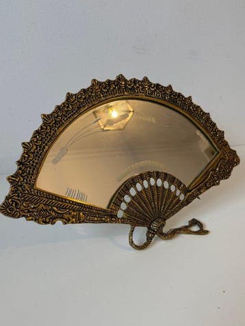 Miroir de table- Lipstick - Bronze doré