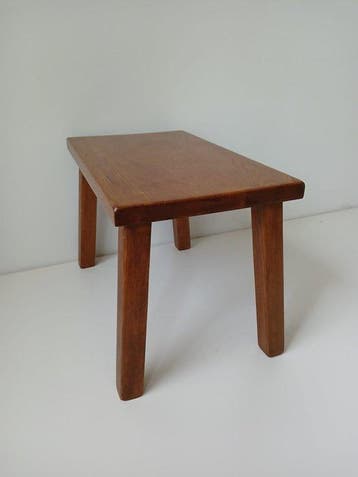 Bijzettafel - Eik - Vintage bijzettafel