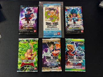 Bandai - 6 Booster pack - Dragon Ball - Dragon Ball Super, Nieuw