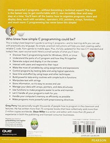 C Programming Absolute Beginners Guide / Absolute, Verzenden, Perry Greg