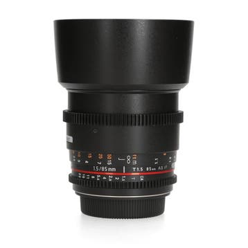 Samyang 85mm T1.5 AS UMC II - Canon EF - 1 jaar garantie, Ophalen of Verzenden