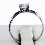 Zonder minimumprijs - Verlovingsring - 14 karaat Witgoud -