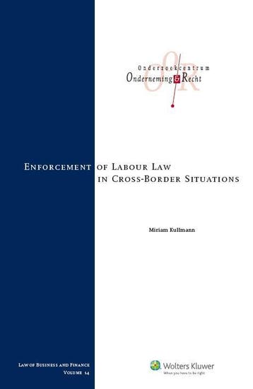 Enforcement Of Labour Law In Cross-Border Situations |, Verzenden, Nieuw