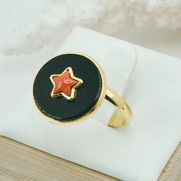 Koraal - Zilver, Verguld, Zonder reservering - Ring -