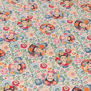 BA217 - Decoratief gobelinweefsel Frida-stijl – Veelkleurig