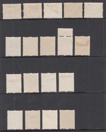 Pays-Bas 1925 - Roulement à billes double face - NVPH R1/R18