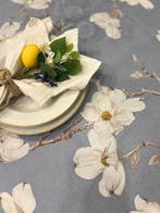 Elegante tafellaken voor grote tafels. Engels landhuis -